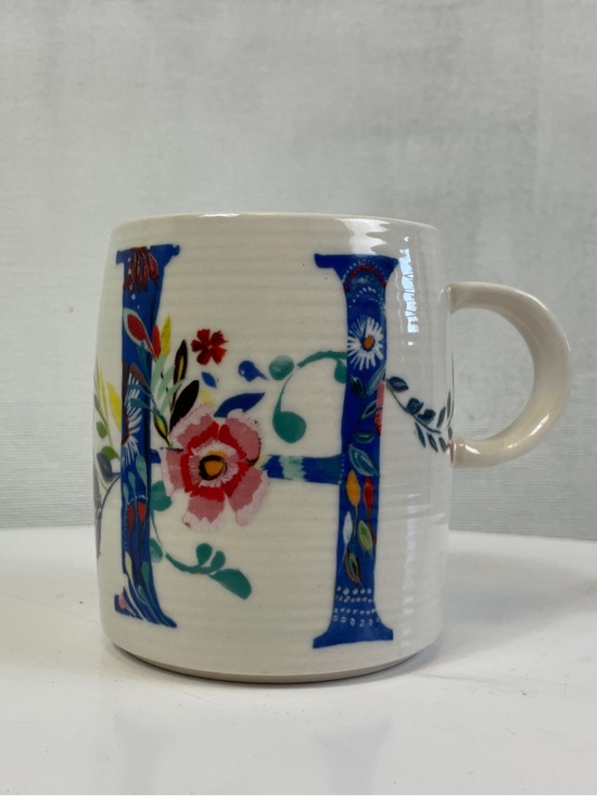 Anthropologie Other - Starla M Halfmann Anthropologie monogram H mug
